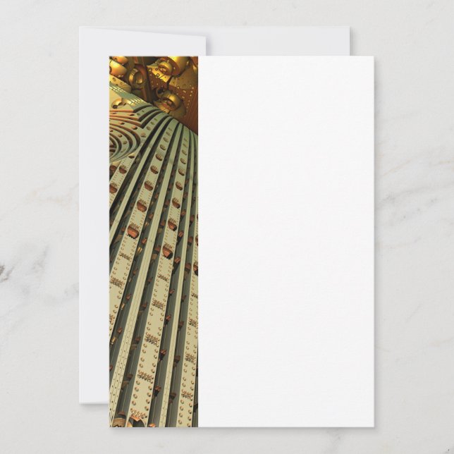 未来的な3Dフラクタル (正面)