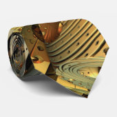 未来的な3Dフラクタル ネクタイ (ロール)