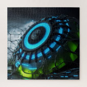 未来的な ジグソーパズル (縦)