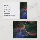 未来的な 名刺 (正面/裏面)