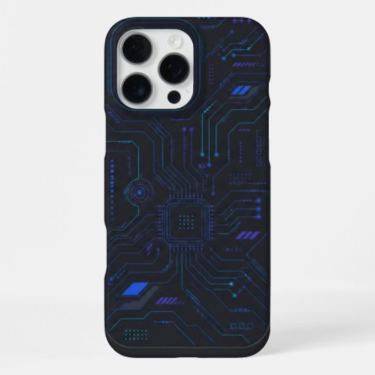 未来的なiPhoneケース iPhoneケース (裏面)