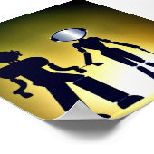 未来的なRobo-Pup：犬のSF歩く ポスター (角)