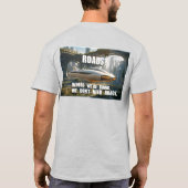 未来的なTシャツ(車飛んでいる付) Tシャツ (裏面)