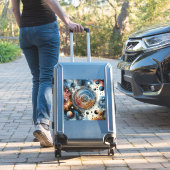 未来的ろうけつ染めコズミックアート – 宇宙デザイン シール (スーツケースインサイチュ)