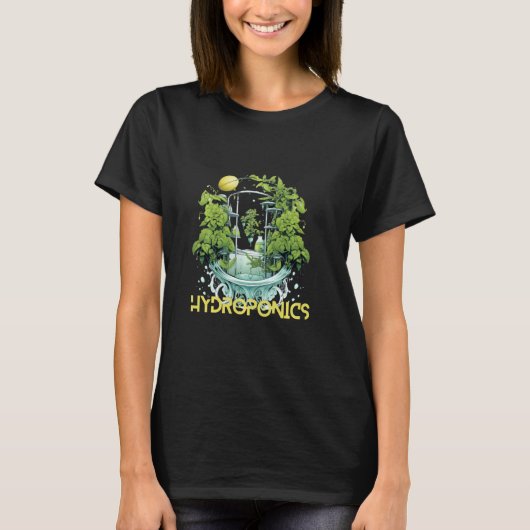 未来的アエロポニクス水耕栽培Coo Tシャツ (正面)