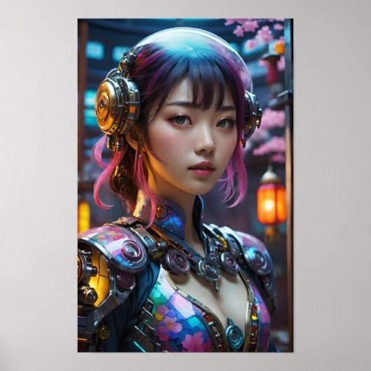 未来的アニメキャラクター ポスター (正面)