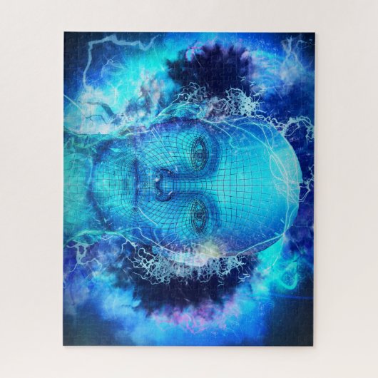 未来的アンドロイドロボット ジグソーパズル (縦)