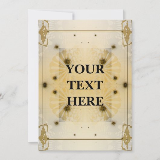 未来的アートデコの招待状 招待状 (正面)