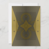 未来的アートデコの招待状 招待状 (裏面)