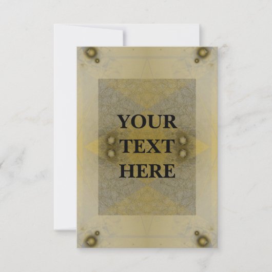 未来的アートデコパーティ招待状 招待状 (正面)