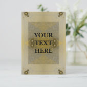 未来的アートデコパーティ招待状 招待状 (スタンド正面)