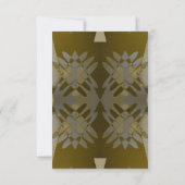 未来的アールデコパーティの招待状 招待状 (裏面)