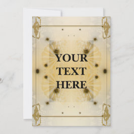 未来的アールデコ招待状 招待状