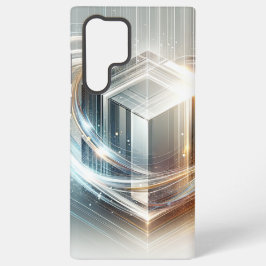 未来的エレガントなガラス状の電話ケース SAMSUNG GALAXY S22 ULTRAケース