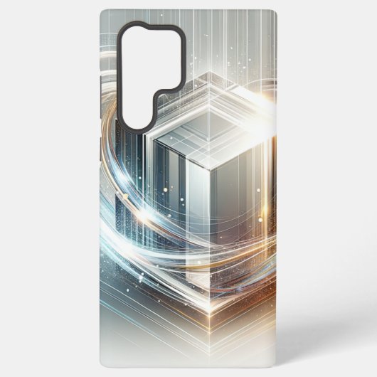 未来的エレガントなガラス状の電話ケース SAMSUNG GALAXYケース (裏面)