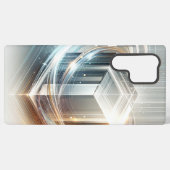 未来的エレガントなガラス状の電話ケース SAMSUNG GALAXYケース (裏面横)