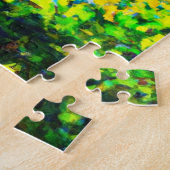 未来的カラフル植物都市AIがアートを生み出す ジグソーパズル (側面)