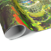 未来的カラフル植物都市AIがアートを生み出す ラッピングペーパー (ロールコーナー)