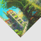 未来的カラフル植物都市AIがアートを生み出す 薄葉紙 (詳細)