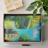 未来的カラフル植物都市AIがアートを生み出す 薄葉紙 (ギフト)