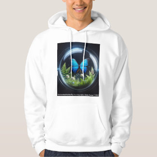 未来的ガラスドームの魔法の蝶 Tシャツ パーカ