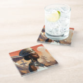 未来的クイーン未来的SF ガラスコースター (アングル)