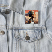 未来的クイーン未来的SF 缶バッジ (インサイチュ)