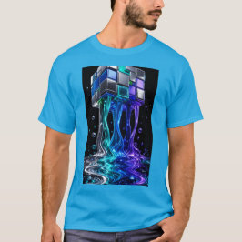 未来的クロームパズルキューブ Tシャツ