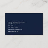 未来的グラフィックチャート |株式市場 名刺 (裏面)