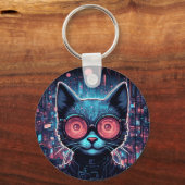 未来的サイバーキャット キーホルダー (正面)