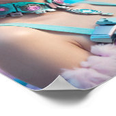 未来的サイバーパンクスマイル ポスター (角)