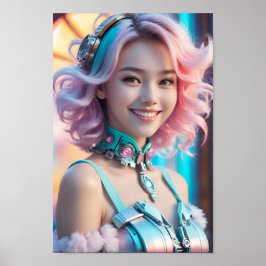 未来的サイバーパンクスマイル ポスター