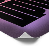 未来的サイバーパンクSFファンタジーVRアートワーク ポスター (角)