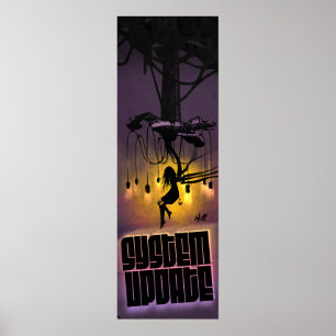 未来的サイバーパンクSFファンタジーVRアートワーク ポスター