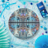 未来的シティ紙プレート ペーパープレート (パーティー)