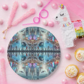 未来的シティ紙プレート ペーパープレート (パーティー)