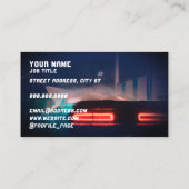 未来的スタイル 車の  名刺 (裏面)