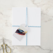 未来的スポーツカーお洒落- AIが生み出したデザイン ギフトタグ (より糸付き)