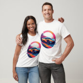 🚀未来的スポーツカー エネルギーストリートアート Tシャツ (ユニセックス)