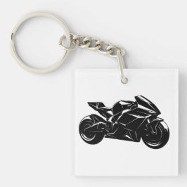 未来的スポーツバイクデザイン キーホルダー