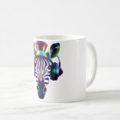 未来的ゼブラヘッドセット コーヒーマグカップ (正面右)