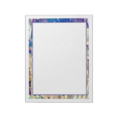 未来的ティール（緑がかった色） ノートパッド (回転)