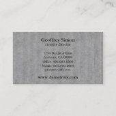未来的ディメンションの名刺グレー 名刺 (裏面)