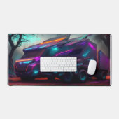 未来的トラック デスクマット (キーボード&マウス)