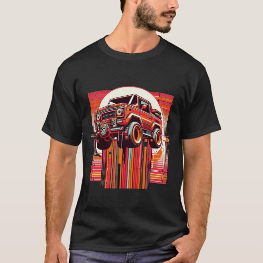 未来的ト飛んでいるラック Tシャツ (正面)