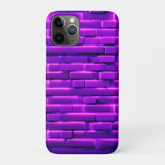 未来的ネオンレンガ壁デザイン Case-Mate iPhoneケース (裏)