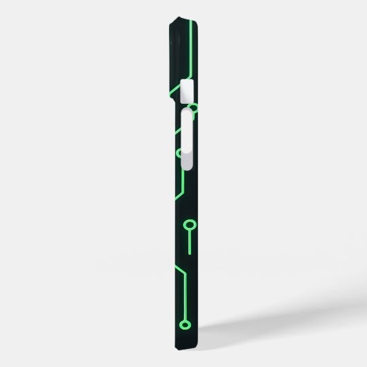 未来的ネオン回路スマホケース Case-Mate iPhoneケース (裏面 / 左)