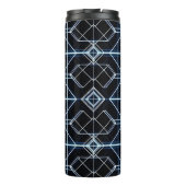 未来的ネオン格子パターン タンブラー (裏面)