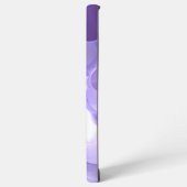 未来的パープルボルテックスネオン抽象芸術 SAMSUNG GALAXYケース (左側面)