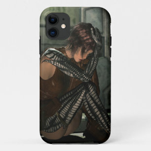 未来的ファンタジーサイボーグSci-Fiアートケース iPhone 11 ケース